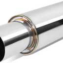 Auto Dynasty 2" Straight-Through Muffler with Double Walled Round Tip