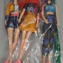 DEAXLife Demon Hunters Toys Action Dolls Set, 11.5inch Poseable Dolls with Movable Joints, 3Pack Collectible Model Toys for Fans and Kids Game Gift