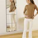 Shatterproof Kids Wall Mirror Tiles, 4Pcs 10"x10" Self Adhesive Acrylic Mirror, Unbreakable Plastic Mirrors for Toddler, Frameless Small Mirrors, Plexiglass Long Mirrior for Classroom,Children's room