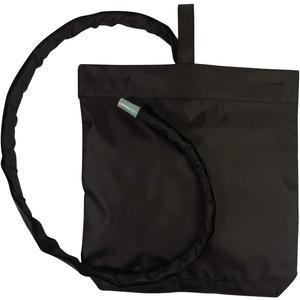 Inspired Comforts Urine Catheter Bag Cover with Snap on Pipe Cover & Hanging Strap | Easy Access | Secure & Discreet | Men & Women | 2000ml | Black