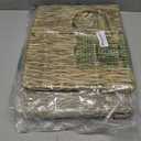 WUWEOT 2 Pack Large Grass Bunny House, Foldable Rabbit Hut, Play Hideaway Bed Hay Mat Chew Toy for Rabbit, Guinea Pigs, Gerbils, Hamster and Small Animals, 11"x8"x8"