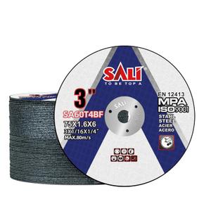 SALI 50 Pack Cut Off Wheels 3 Inch General Purpose Metal Cutting Wheel for 3 in Angle Grinders and Die Grinders- Cutting Disc Aggressive Cutting 3 * 1/16 * 1/4 Operating Up to 20380 RPM and 80