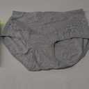 High Waisted Underwear for Womens Cotton Tagless Soft Ladies Panties Full Coverage Slight Tummy Control Briefs 5 Pack (Large)