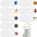 Demissle Replacement Fragrance Disc Towel Warmer Bucket Fragrance Scented Pads, 8 Flavors (48 Pcs)