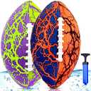 Jasonwell Pool Beach Water Football - Waterproof Football Strong Grip Fun Pool Toys Games for Swimming Pools Beach Lake Park Backyard Outdoor Play for Kids Children Teens Adults Family