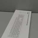 Wireless Keyboard and Mouse Combo, Full Size Silent Ergonomic Keyboard and Mouse, Long Battery Life, Optical Mouse, 2.4G Lag-Free Cordless Mice Keyboard for Computer, Mac, Laptop, PC, Windows (Black)