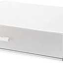 Desk Organizer with Drawers Stackable Storage Drawers, Plastic Compact Desk Storage Box Great for Office School Home Small Space- 1drawers (White)