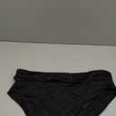 Tempt Me Women Mid Rise Bikini Bottoms Full Coverage Swimsuit Ruched Scrunch Swim Bottom, Large