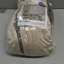 MIULEE Velvet Curtains Beige Elegant Grommet Curtains Thermal Insulated Soundproof Room Darkening Curtains/Drapes for Classical Living Room Bedroom Decor 52 x 84 Inch Set of 2