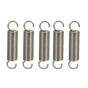 uxcell Extended Tension Spring Wire Diameter 0.047", OD 0.39", Free Length 1.97" Stainless Steel Small Dual Hook Tension Spring, (Size: 1.2x10x50mm-5pcs)