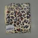 Funnycokid Girls Fleece Pajamas Set Kids Soft Flannel Pjs Pullover Top Pants Loungewear Beige Cheetah, 9-10 Years