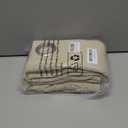 ChrisDowa Small Window Curtains 50 inches Long for Bedroom - Grommet Short Thermal Insulated Room Darkening Curtains for Kitchen (2 Panels, Beige, 29 x 50 Inch)