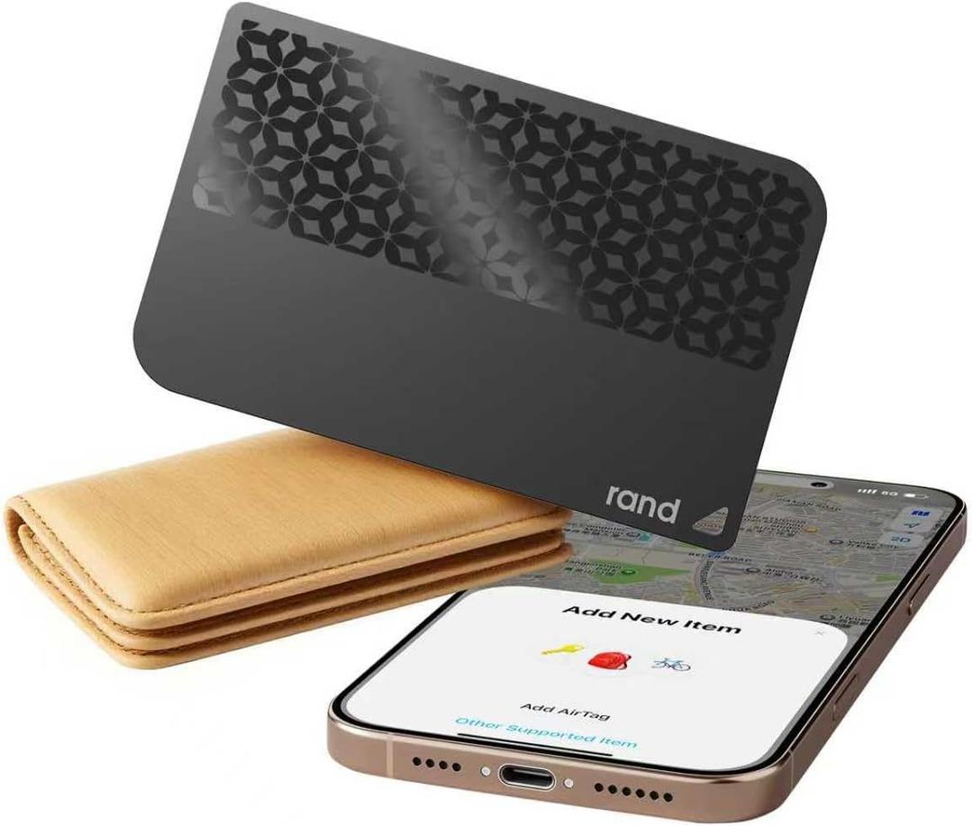 2025 [Apple MFi Certified] (iOS Only) Bluetooth Tracker Smart Finder for Apple Find My, iPhone Card Wallet Finder GPS Tracker, 5-10 Years Battery, Keys Finder and Item Locator for Keys, Bags, Passport