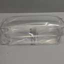 AMI PARTS WPW10430639 W10324876 Freezer Door Shelf Bin compatible with Whirlpool Kenmore Refrigerator Door Shelves-Fit for Freezer Side Door (transparent)-Send Scouring Pad