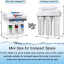 5-Stage Reverse Osmosis Water Filtration System 100GPD Fast Flow Plus Extra 4 Filter for Free (FS-RO-100G-A)