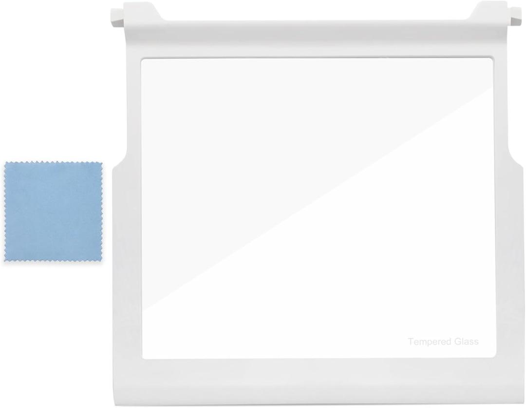 WPW10276341 Refrigerator Glass Shelf Assembly Compatible With Whirlpool, Kenmore, Maytag Refrigerator Shelf Replacement - Replaces AP6018409, W10276341, 1566982