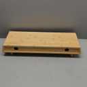 Homerays Bamboo Monitor Stand Riser, No Assembly Required Exquisite Monitor Stand with Drawer Ergonomic Height Wood Monitor Stand