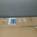 Portable DJ Booth, 2-Tier Foldable DJ Table Stand, DJ Facade Booth Table, 40" x 20" - Double Layer