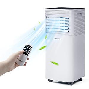 Portable Air Conditioner, 10000 BTU AC Cooling for Room Spaces up to 350sq.ft, with Remote Control, 24H Timer & Window Venting Kit, with Sleep Mode, Suitable for Bedroom, Living Room, Black
