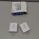 USB C Charger Block, 40W 4 Ports Type C Fast Phone Charging Blocks Cube PD USBC Wall Plug+QC 3.0 USB A Charger Brick Box Power for iPhone 17/16/15/14/13/12 Pro Max, iPad, Samsung Galaxy, Pixel, 2Pack