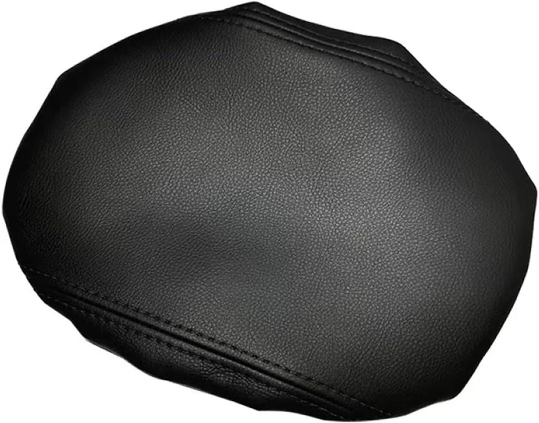 Car Armrest Box For VW For Golf 7 MK7 2014-2019 2020 PU Leather Car Armrest Cover Trim Center Console Lid Car Accessories Car Armrest Box (Color : Black thread)