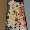 Solar Garden Lights, Warm White LED Swaying Solar Flowers Light for Outside, Waterproof Garden Decor, Outdoor Decorative Lights Yard, Patio, Pathway Decoration Gardening Gifts (4 Pack)