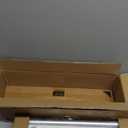 YaFex Curtain Rods 2 Pack 32-58 Inch, Heavy Duty 1 Inch Curtain Rod, Silver Short Adjustable Window Treatment Rods, Modern Design, Easy Installation