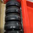 Pro Tire Lifter Cart - Pre-Assembled Wheel Dolly for Cars/SUVs/Trucks, Dual Stainless Rollers & 5 All-Terrain Wheels, Foldable Steel Frame, Lug Nut Organizer & Extended Handle 