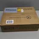 Furologee End Table with Charging Station, Nightstand with Fabric Drawers, Side Tables with USB Ports & Outlets, Night Stand with Storage Shelf & Hooks, for Living Room/Bedroom, White (1 pc(11"D x 14.96"W x 23.6"H))