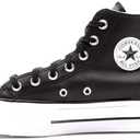Converse Women's Chuck Taylor All Star Lift Platform Leather High Top Sneaker 8.5