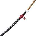 41 inches Stainless Steel Zoro Katana Real Metal Anime Cosplay Sword,Yama Enma/Trafalgar Law/Luffy Kitetsu/Shusui/Wado Ichimonji