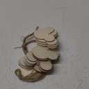 Wood Mouse Ornaments for Crafts 40Pcs Unfinished Wooden DIY Birthday Decorations Cute Party Favors Supplies Christmas Memorial Day Handmade Gift Pumpkin Blank Wood Planks - 40 Pack