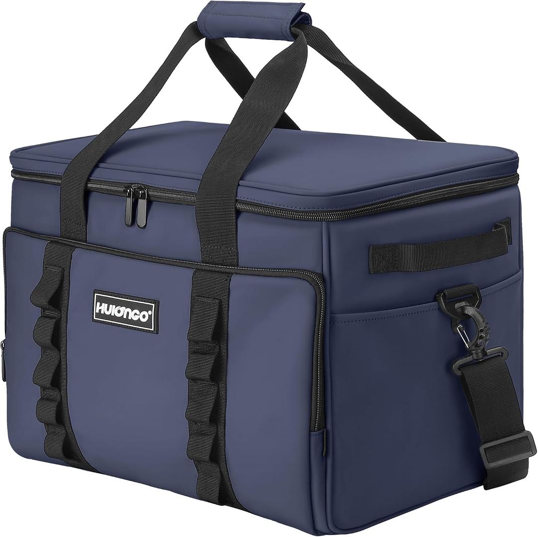 Soft Insulated Cooler Bag Collapsible Large Travel Coolers Soft Sided Coolers Ice Chest, Leakproof, Waterproof, 30 liters