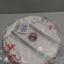 12 Pcs Chinese Lantern Decorations, 12 Inch Plum Blossom Paper Lanterns, for Party Asia Home Restaurant Wedding Decor (White+Red)