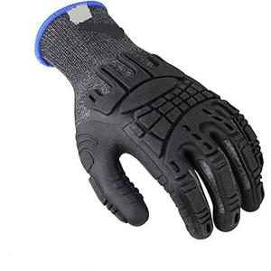 Safety Work Gloves Mechanical Gloves Back of Hand Anti-smash Non-slip Palm Strong Grip Application Widely Rescue Damping Protective Gloves Mechanical Gloves Ideal