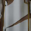 Gold Mirror for Bathroom, 24x36 Inch Rectangle Bathroom Vanity Mirror for Over Sink, Modern Decorative Mirror for Living Room Entryway Fireplace Mantel (Horizontal/Vertical)