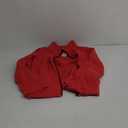 Mastectomy Shirts with Drain Pockets for Women Post Mastectomy Recovery Must Haves After Breast Surgery Zip Fleece Clothing Red S