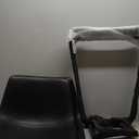 DUMOS 26 Inch Counter Height Bar Stools Set of 2, Modern Faux Leather High Barstools with Back and Metal Leg, Bar Chairs for Kitchen lsland, Elegant Black