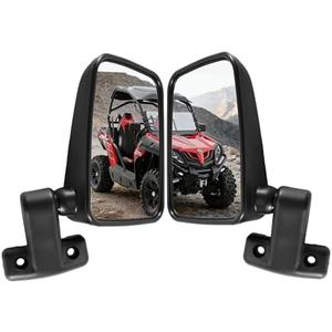 Zforce 500 800 Side View Mirrors (Left+Right),HD Durable Rear View Mirror,Fit for Full Doors Compatible with CFMOTO Uforce 500 800,Zforce 500 800 Accessories(7030-260110,7030-260120)