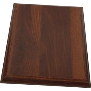 KESYOO 4 PCS Medal Wooden Base Stand Holder Competition LED Showcase Badge Award Display Board Wood Blank Plaque (Coffee)