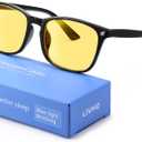DreamGaze 99.9% Blue Light Blocking Glasses for Better Sleep - Anti Blue Light Glasses Men - Premium Computer Gaming Glasses (Black)