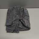 MIULEE Decorative Throw Pillow Covers for Couch Bed Livingroom 18x18 Inch Set of 2 Dark Grey Boho Accent Throw Pllows Broadside Striped Patchwork Soft Corduroy Pillowcases