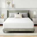 Novilla Twin Mattress, 10 Inch Twin Size Mattress, Comfort Foam Mattresses with Air Cutting Design & Breathable Cover for Cooling Night Sleep & Pressure Relief, CertiPUR-US Certified (White)
