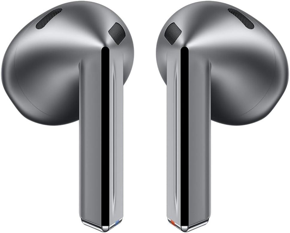 SAMSUNG Galaxy Buds 3 AI True Wireless Bluetooth Earbuds, Open Type Fit, Active Noise Cancellation, 360 Audio, Real-Time Interpreter, Touch Control, Silver - US Version - (Silver)