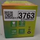 Sunsuang 6 Pack 15W A19 Non-Dimmable Light Bulbs Neutral White