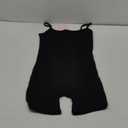 POSHDIVAH Women's Maternity Spaghetti Strap Bodysuit Shorts Pregnancy Bodycon Jumpsuit Sleeveless Tank Top Romper Shapewear Black Small