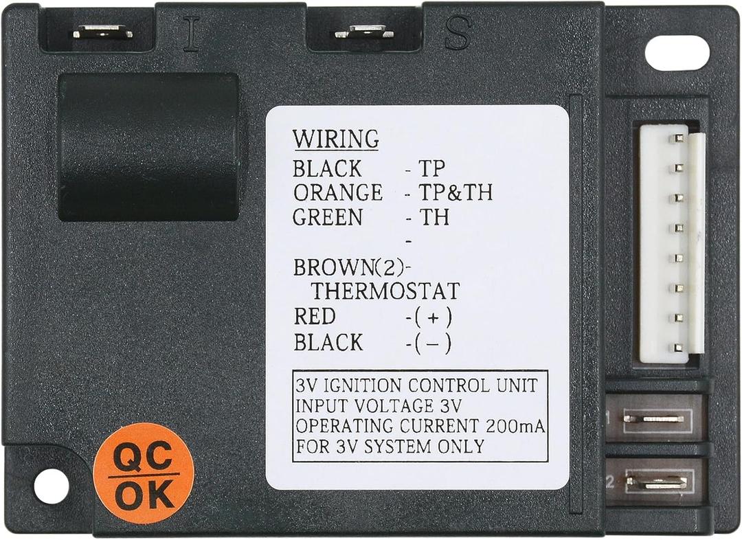 Fireplace Electronic IPI Control Module, Gas Fireplace Ignition Module for Heat-N-Glo Heatilator Quadrafire Napoleon Compatible with Dexen 593-592, GM-6KA, GM6K-N, HHT 350-M, 6K