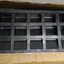 VEVOR Rubber Curb Ramp 3.5" Rise Height Sidewalk Curb Ramp, 10" Width 39.4" Length Driveway Ramp for Curb, 15T Heavy Duty Rubber for Forklifts, Trucks, Buses, Cars, Wheelchairs, Bikes