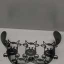 WADORN Funny Cow Metal Toilet Paper Holder, Black Animal Cow Decorative Metal Toilet Paper Storage for Extra 8 Rolls Funny Freestanding Animal Wall Mounted Organizer for Restroom Bathroom Cabinet