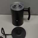 Milk Frother, 4-in-1 Electric Milk Steamer, 350ml/11.8oz Automatic Frother Machine for Coffee, Warm and Cold Foam, Temperature Control for Latte, Cappuccino, Hot Chocolate (Black)